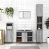 Image de vidaXL Armoire salle de bain sonoma gris 80x33x60 cm bois d'ingénierie831626