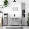 Image de Armoire salle de bain sonoma gris 80x33x60 cm bois d ingénierie