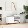 Image de Armoire à disques blanc 85x38x48 cm bois d ingénierie