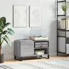 Image de Armoire à disques sonoma gris 85x38x48 cm bois d ingénierie
