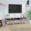 Image de Meuble TV Sonoma gris 150x30x44,5 cm bois d ingénierie