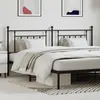 Image de vidaXL Tête de lit métal noir 193 cm 353574