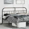 Image de vidaXL Hoofdbord metaal zwart 180 cm353671