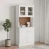 Image de vidaXL Buffet ALTA blanc 77x35x165 cm bois massif de pin 3187774