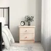 Image de vidaXL Table de chevet ALTA 41x35x41 cm bois de pin massif, table de chevet, tiroir de chevet, table d'appoint, mobilier de chambre, armoire de lit 353915