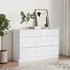 Image de Commode ALTA blanc 112x35x73 cm bois massif de pin