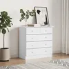 Image de Commode ALTA blanc 77x35x73 cm bois massif de pin