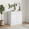 Image de vidaXL Buffet ALTA blanc 77x35x73 cm bois massif de pin 353942