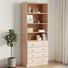 Image de Bibliothèque avec tiroirs ALTA 77x35x186,5cm bois massif de pin