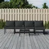 Image de Salon de jardin VIDAXL Acier 6 personnes 6 pieces