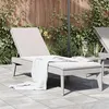 Image de Chaise Vidaxl en rotin non empilable non pliable H. 29 cm exterieur gris