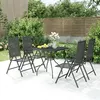 Image de vidaXL 5-delige Tuinset staal antracietkleurig3187976