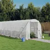 Image de vidaXL Tuinkas met stalen frame 36 m² 18x2x2 m wit3188035
