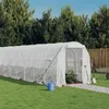 Image de vidaXL Tuinkas met stalen frame 44 m² 22x2x2 m wit3188037