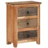 Image de vidaXL Armoire latérale 55x33x75 cm bois massif d'acacia, armoire, armoire de rangement, armoire console, placard, buffet de salon