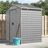Image de vidaXL Abri de Jardin, Cabane à Outils avec Poignées, Remise à Outils avec Toit Inclinable, Abri de Rangement Patio, Gris 3188242