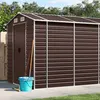 Image de vidaXL Abri de Jardin, Cabane à Outils avec Poignées, Remise à Outils avec Toit Inclinable, Abri de Rangement Terrasse, 3188271
