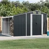 Image de vidaXL Abri de Jardin, Cabane à Outils avec Poignées, Remise à Outils avec Toit Inclinable, Abri de Rangement Patio, 3188293
