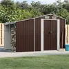 Image de vidaXL Tuinschuur 277x192,5x179 cm gegalvaniseerd staal bruin3188295