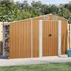 Image de vidaXL Abri de Jardin, Cabane à Outils avec Poignées, Remise à Outils avec Toit Inclinable, Abri de Rangement Terrasse, 364522