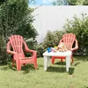 Image de vidaXL Chaises de jardin pour enfants lot de 2 rouge 37x34x44 cm PP 364738