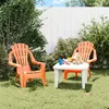Image de Chaises de jardin pour enfants lot de 2 orange 37x34x44 cm PP