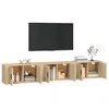 Image de Meubles TV muraux 3 pcs chêne sonoma 80x34,5x40 cm