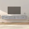 Image de vidaXL Meubles TV muraux 3 pcs sonoma gris 100x34,5x40 cm, meuble TV, meuble média, meuble latéral, meuble multimédia, meuble HiFi, buffet