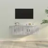 Image de vidaXL Ensemble de Meubles TV 2 pcs, Armoires de Télévision avec Portes, Meubles Télé Salon Salle de Séjour, Moderne, Sonoma Gris Bois d'Ingénierie