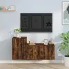 Image de vidaXL 2-delige Tv-meubelset bewerkt hout gerookt eikenkleurig3188467