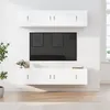 Image de vidaXL Ensemble de meubles TV 6 pcs Blanc Bois d'ingénierie