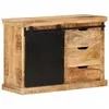 Image de vidaXL Buffet 80x30x55 cm bois de manguier brut massif 355844