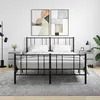 Image de vidaXL Tables de Chevet 2 pcs, Armoires de Nuit avec 2 Tiroirs, Armoires de Lit avec Rangement, Meubles de Chambre à Coucher, Gris Béton Bois d'Ingénierie