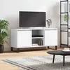 Image de Meuble TV blanc 104x35x50 cm bois d ingénierie