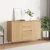 Image de Buffet chêne sonoma 104x35x70 cm bois d ingénierie