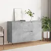 Image de Buffet gris béton 104x35x70 cm bois d ingénierie