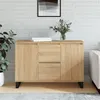 Image de vidaXL Buffet chêne sonoma 104x35x70 cm bois d'ingénierie827215