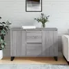 Image de vidaXL Buffet sonoma gris 104x35x70 cm bois d'ingénierie827218