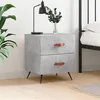 Image de vidaXL Table de chevet gris béton 40x35x47,5 cm bois d’ingénierie827252