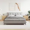 Image de vidaXL Tables de Chevet 2 pcs, Armoires de Nuit avec Tiroirs et Pieds, Tables de Nuit avec Rangement, Armoires de Lit Chambre, Moderne, Chêne Sonoma Bois d’Ingénierie