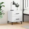 Image de vidaXL Table de chevet blanc 40x35x47,5 cm bois d’ingénierie