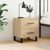 Image de vidaXL Table de chevet chêne sonoma 40x35x47,5 cm bois d’ingénierie