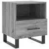 Image de Table de chevet sonoma gris 40x35x47,5 cm bois d’ingénierie