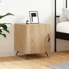 Image de vidaXL Table de chevet chêne sonoma 40x40x50 cm bois d’ingénierie827506