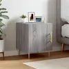 Image de Table de chevet sonoma gris 40x40x50 cm bois d ingénierie