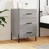 Image de vidaXL Table de chevet sonoma gris 40x40x66 cm bois d'ingénierie827674