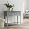 Image de vidaXL Wandtafel BODO 91x35x74 cm massief grenenhout grijs355073