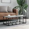 Image de vidaXL Table basse sonoma gris 100x50x35,5 cm bois d'ingénierie 833381