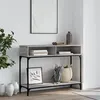 Image de vidaXL Table console sonoma gris 100x30,5x75 cm bois d'ingénierie 833391