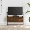 Image de vidaXL Meuble TV mural chêne marron 60,5x30x51 cm bois d'ingénierie 833457